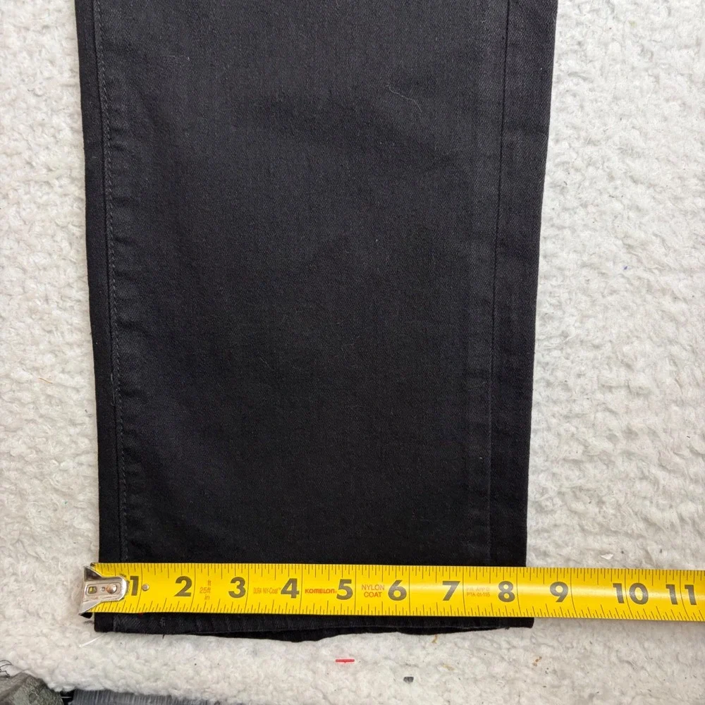 NEW True Religion Ricky Relaxed Straight Jeans Black Red 107330 Mens 32x33